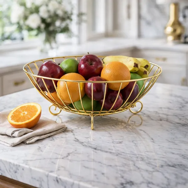 Black_Metal_Wire_Scroll_Legs_Fruit_Stand