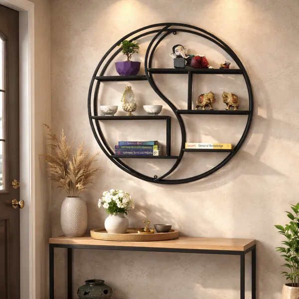 Metal_Yin_Yang_Round_Wall_Mounted_Shelf