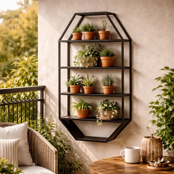 Metal_Hexagonal_Multi_Tier_Wall_Mounted_Shelf