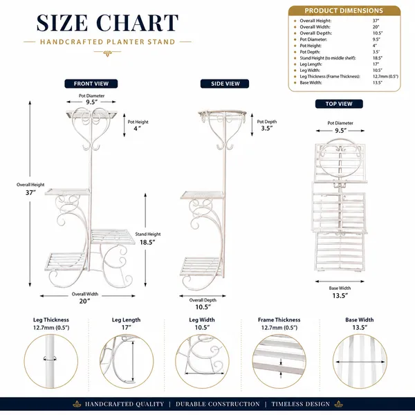 White_Metal_Scrollwork_4-Tier_Plant_Stand