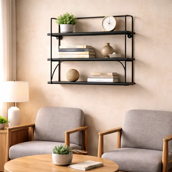 Black_Metal_Industrial_3-Tier_Wall_Mounted_Shelf