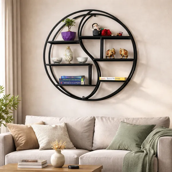Metal_Yin_Yang_Round_Wall_Mounted_Shelf