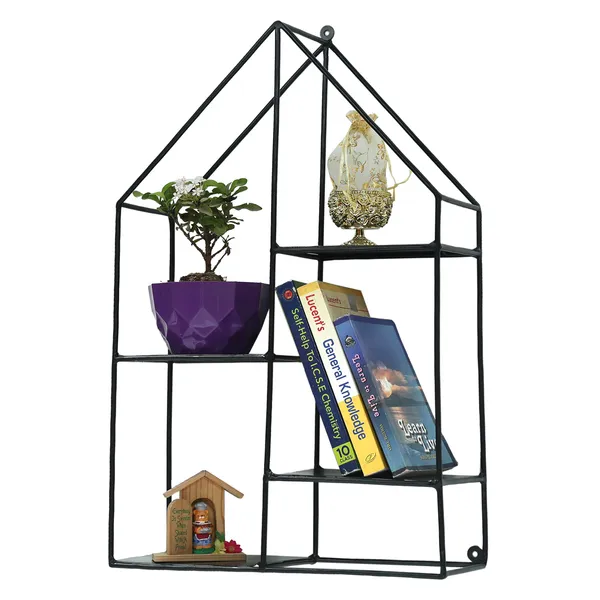 Metal_House_Shaped_Wall_Mounted_Shelf