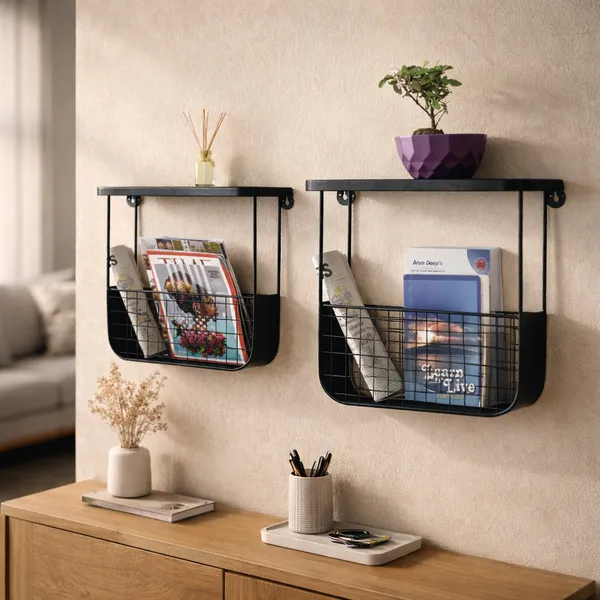 Metal_Wire_Basket_Wall_Mounted_Shelf_Set_Of_2