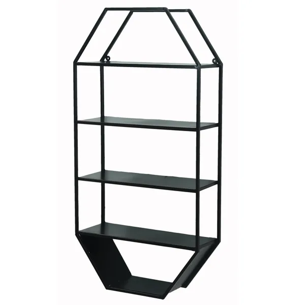 Metal_Hexagonal_Multi_Tier_Wall_Mounted_Shelf