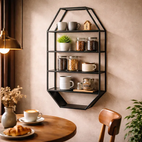 Metal_Hexagonal_Multi_Tier_Wall_Mounted_Shelf