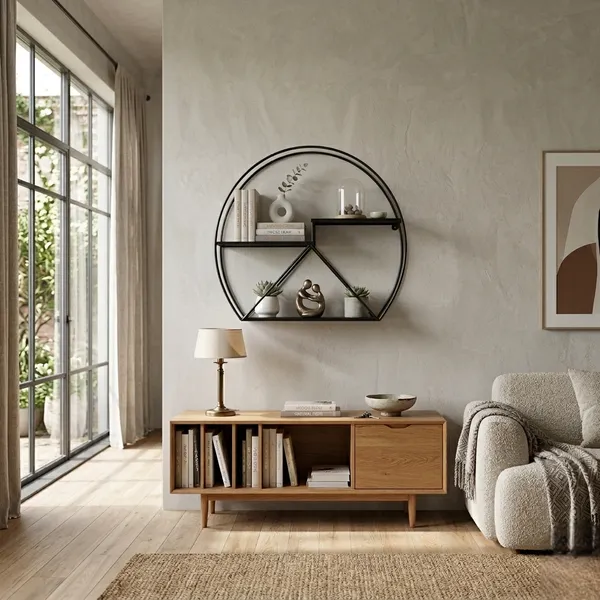 Metal_Round_Geometric_Wall_Mounted_Shelf