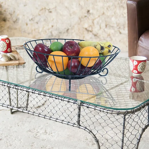 Black_Metal_Wire_Scroll_Legs_Fruit_Stand