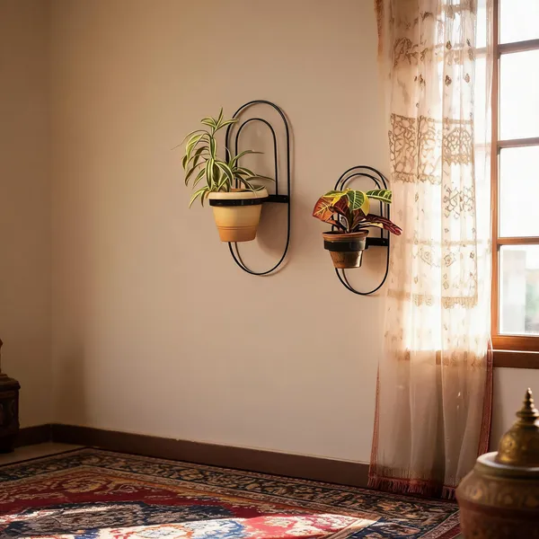 Metal_Oval_Wall_Mounted_Planter_Holder_Set_Of_2