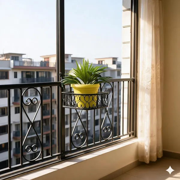 Metal_Scroll_Design_Railing_Mount_Balcony_Plant_Stand