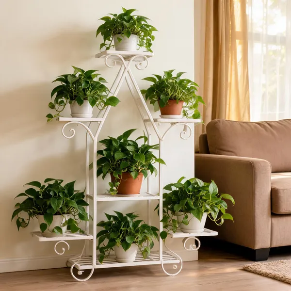 Metal_6_Tier_Handcrafted_Plant_Stand