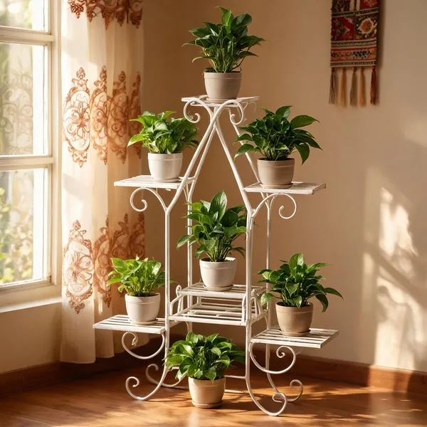 Metal_6_Tier_Handcrafted_Plant_Stand