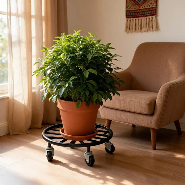 Metal_Round_Caster_Wheel_Plant_Trolley
