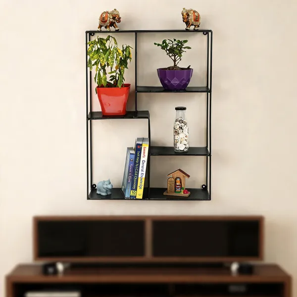 Metal_Multi_Tier_Wall_Mounted_Storage_Shelf