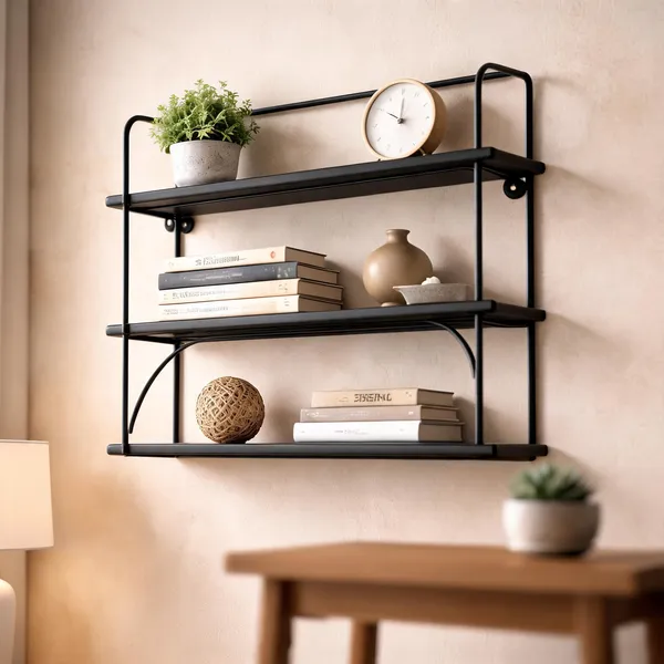 Black_Metal_Industrial_3-Tier_Wall_Mounted_Shelf