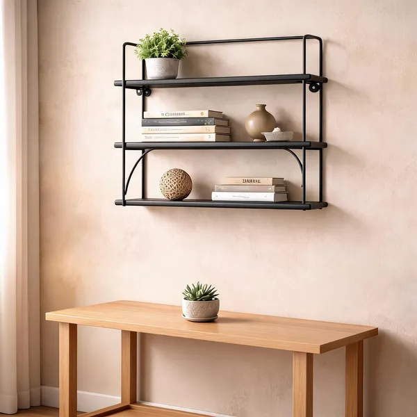 Black_Metal_Industrial_3-Tier_Wall_Mounted_Shelf