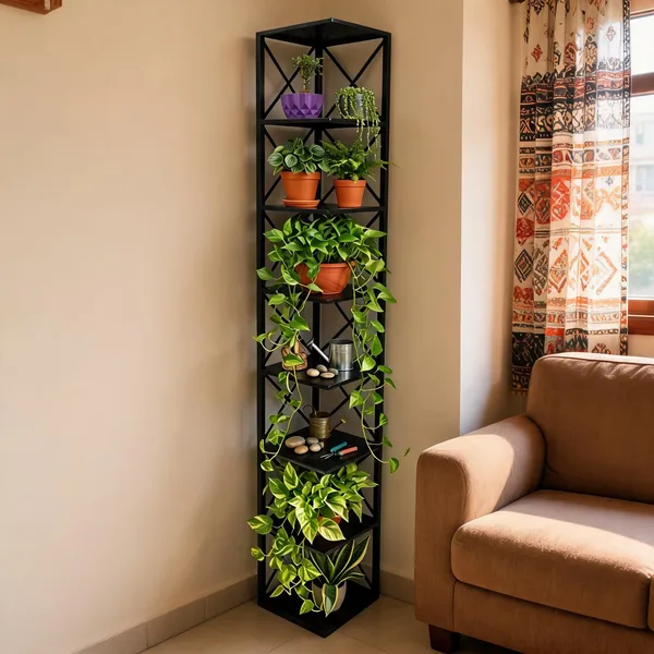 Metal_7-Tier_Corner_Ladder_Shelf_Rack