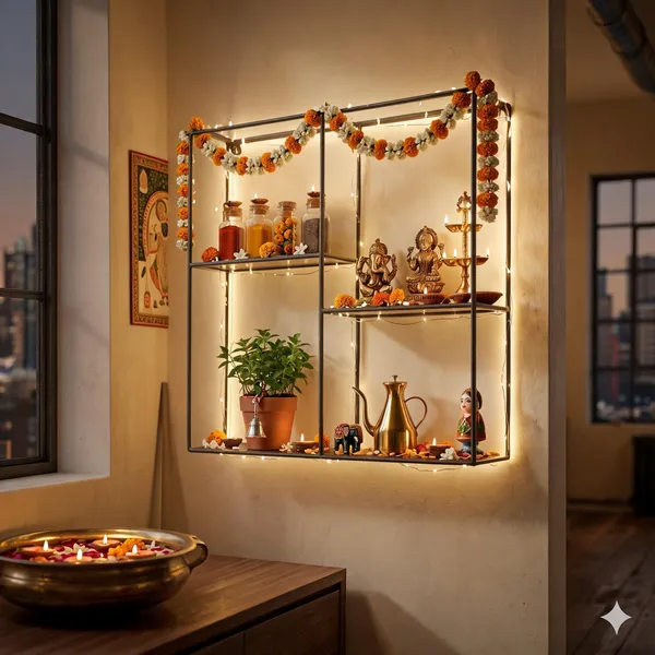 Metal_Grid_Display_Wall_Mounted_Pooja_Shelf_Unit