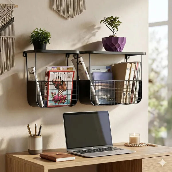 Metal_Wire_Basket_Wall_Mounted_Shelf_Set_Of_2