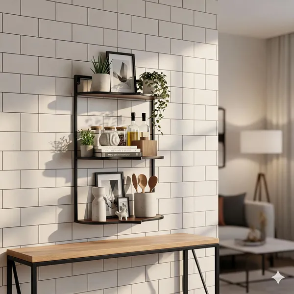 Wood_Metal_3_Tier_Wall_Mounted_Shelf