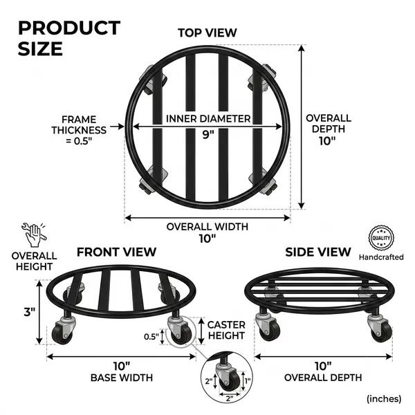 Metal_Round_Caster_Wheel_Plant_Trolley