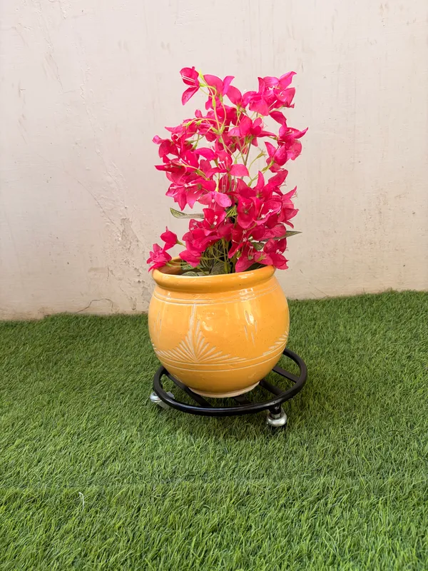 Metal_Round_Caster_Wheel_Plant_Trolley