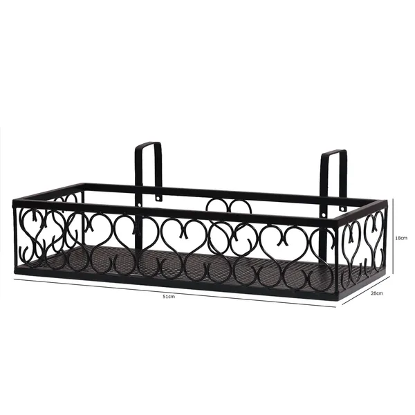 Black_Metal_Heart_Pattern_Balcony_Railing_Plant_Stand