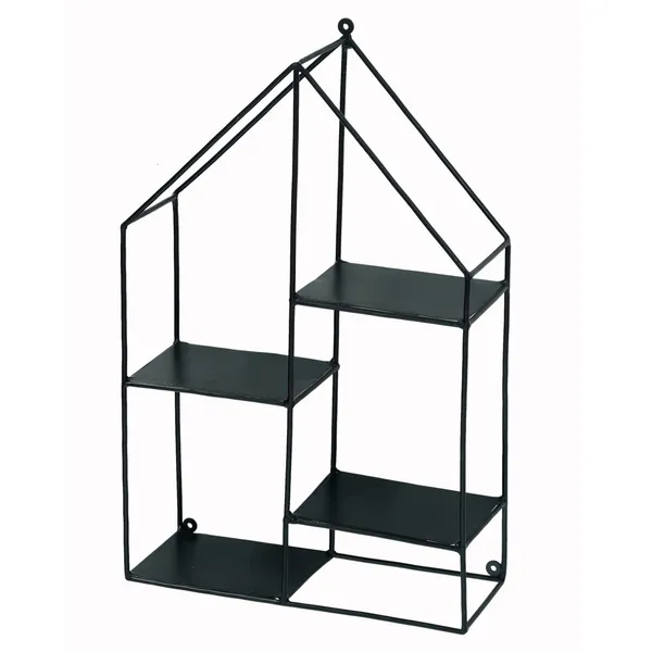 Metal_House_Shaped_Wall_Mounted_Shelf
