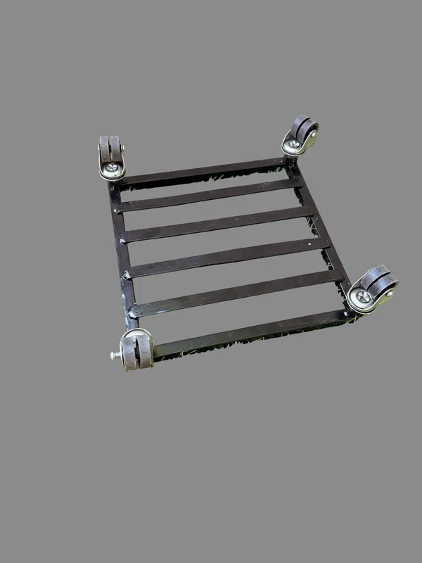 Metal_Square_Wheeled_Planter_Stand