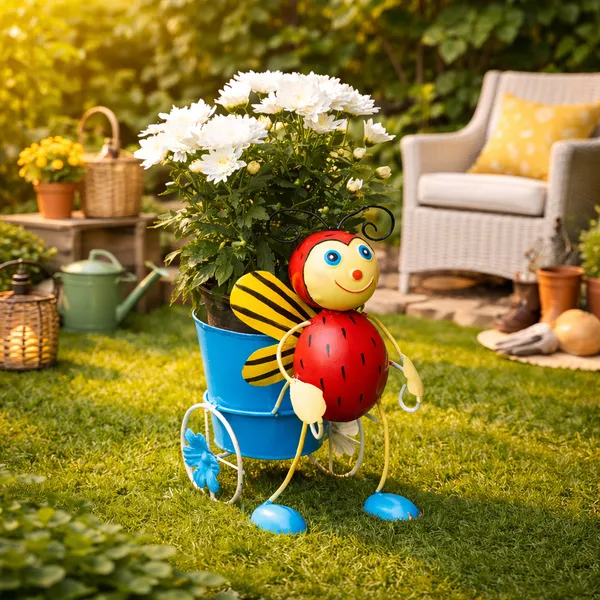 Multicolor_Metal_Smiling_Butterfly_Plant_Stand