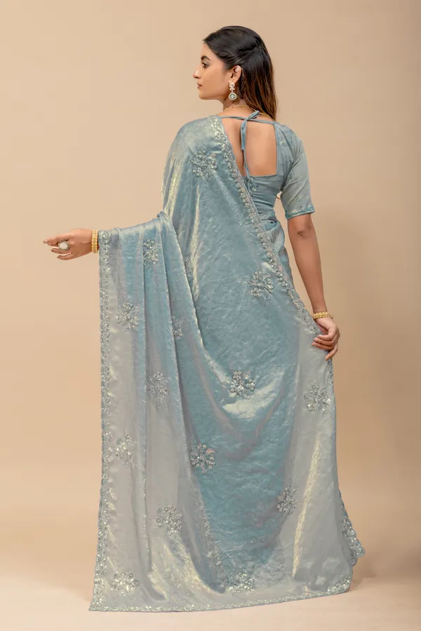 Ramagreen_SareeFendi_Silk_Print_Work:_Beads_Sequence_Cutdana_Threadwork__And_Zari_Theadwork_For_Women