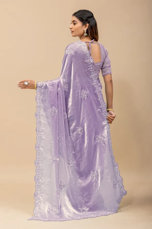 Lavender_SareeFendi_Silk_Work:_Beads_Sequence_Cutdana_Threadwork__And_Zari_Theadwork_For_Women