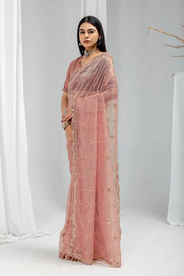 Pink_SareeOrgenza_Net_Work:_Beads_Sequence_Cutdana_Threadwork__And_Zari_Theadwork_For_Women