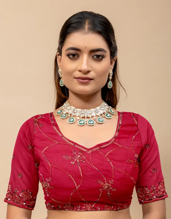 Darkrani_SareeNc_Moss_Work:_Beads_Sequence_Cutdana_Threadwork__And_Zari_Theadwork_For_Women