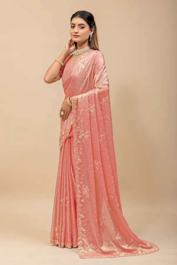 Pich_SareeFendi_Silk_Print_Work:_Beads_Sequence_Cutdana_Threadwork__And_Zari_Theadwork_For_Women