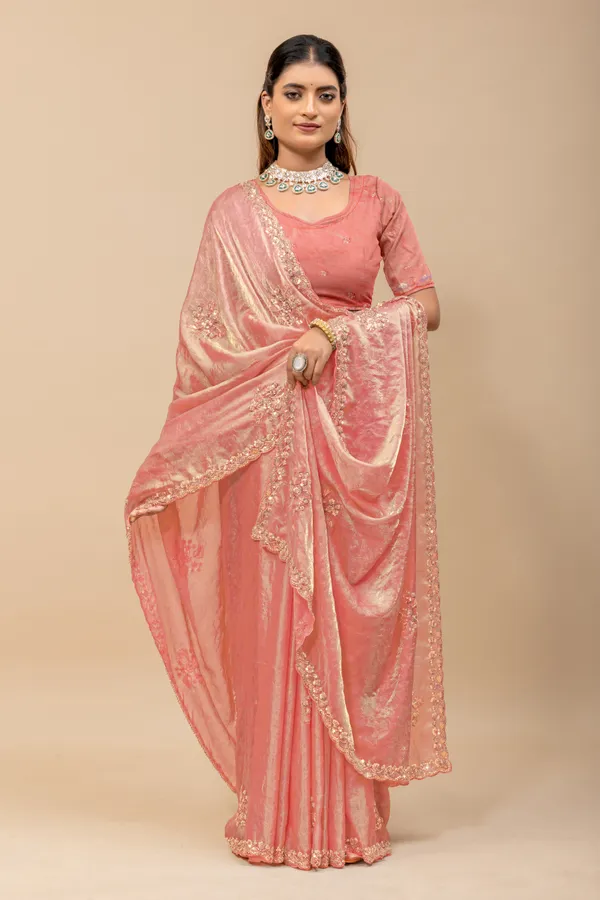 Pich_SareeFendi_Silk_Print_Work:_Beads_Sequence_Cutdana_Threadwork__And_Zari_Theadwork_For_Women