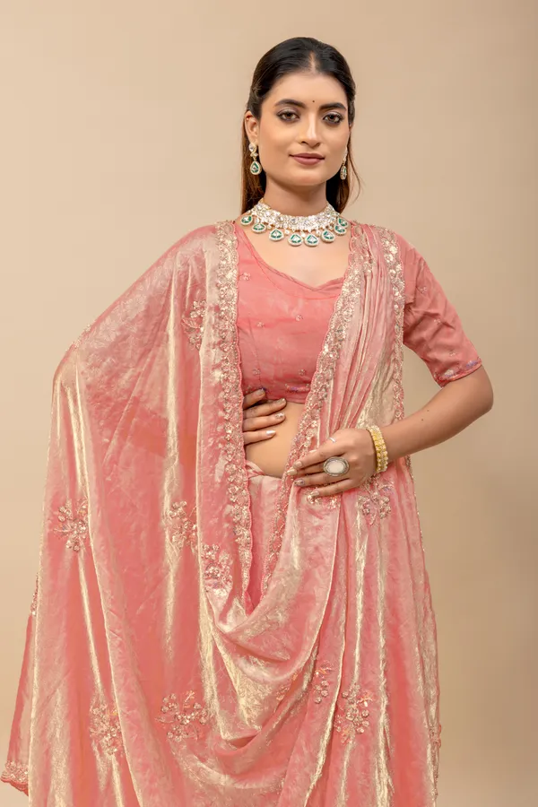 Pich_SareeFendi_Silk_Print_Work:_Beads_Sequence_Cutdana_Threadwork__And_Zari_Theadwork_For_Women