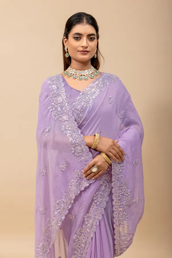 Lovendar_SareeCrunchi_Silk_Work:_Beads_Sequence_Cutdana_Threadwork__And_Zari_Theadwork_For_Women
