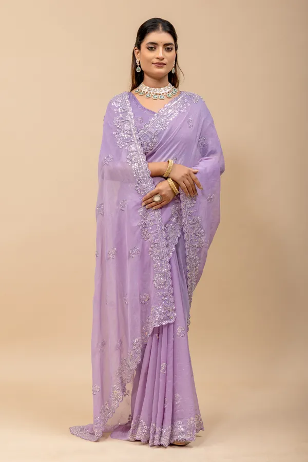 Lovendar_SareeCrunchi_Silk_Work:_Beads_Sequence_Cutdana_Threadwork__And_Zari_Theadwork_For_Women