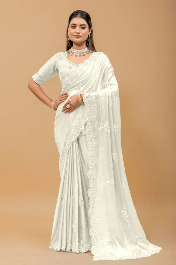 Offwhite_SareeFendi_Silk_Work:_Beads_Sequence_Cutdana_Threadwork__And_Zari_Theadwork_For_Women