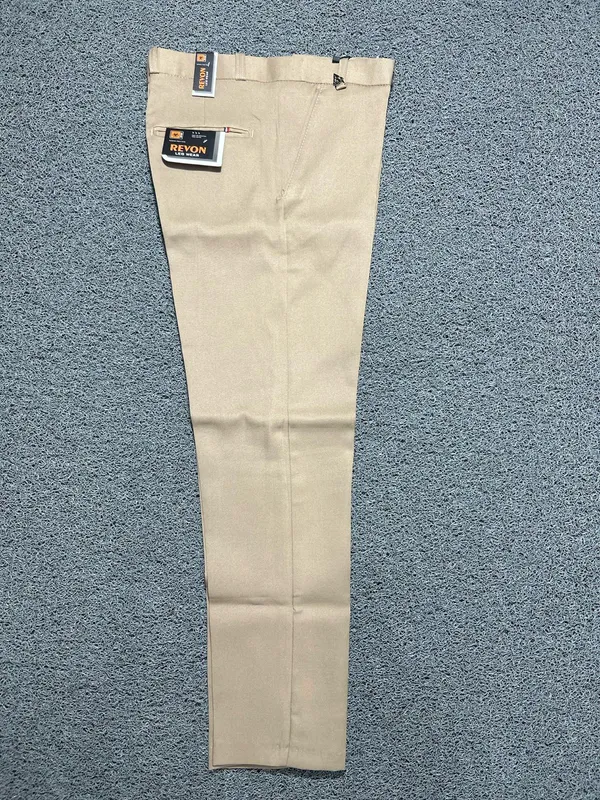 Beige_Barbie_Fabric_Trousers_For_Men
