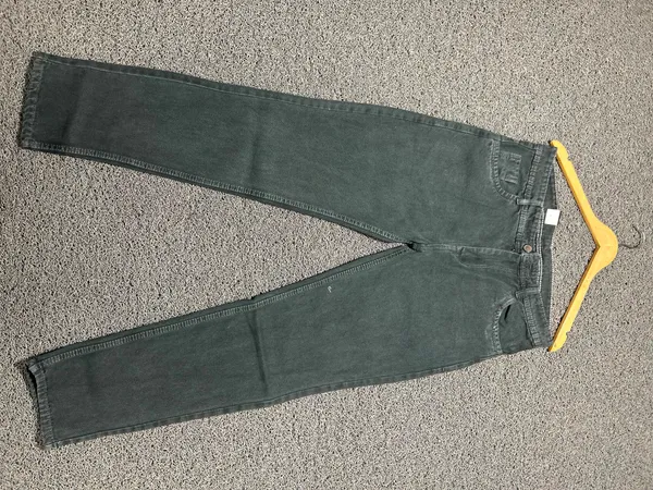 Green_Denim_Slim_Fit_Jeans_For_Men