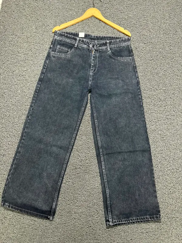 Grey_3/1_Cotton_Non_Stretchable_Straight_Fit_Jeans_For_Men