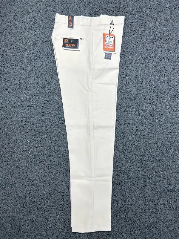 White_Barbie_Fabric_Straight_Fit_Trousers_For_Men