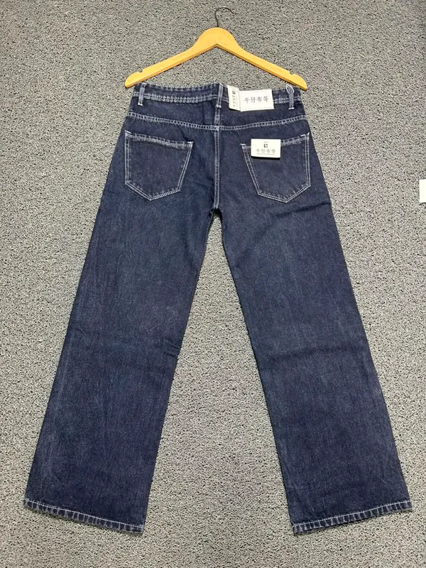 Blue_3/1_Cotton_Non_Stretchable_Straight_Fit_Jeans_For_Men