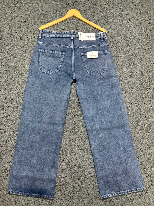 Blue_3/1_Cotton_Non_Stretchable_Straight_Fit_Jeans_For_Men
