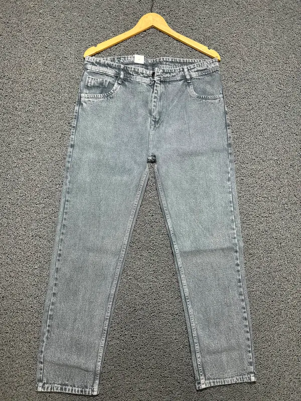 Grey_3/1_Cotton_Non_Stretchable_Slim_Fit_Jeans_For_Men