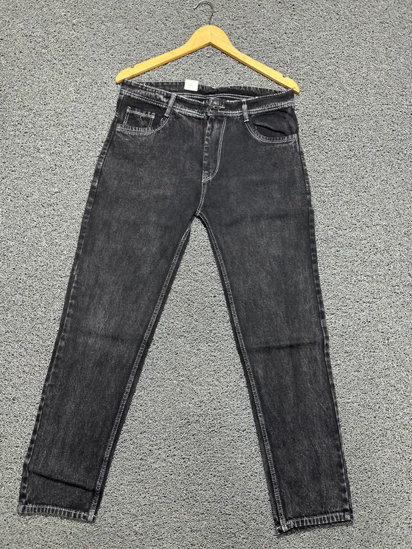 Charcoal_3/1_Cotton_Non_Stretchable_Slim_Fit_Jeans_For_Men