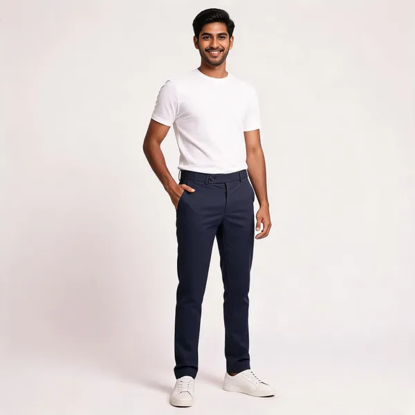 Navy_Barbie_Fabric_Slim_Fit_Trousers_For_Men