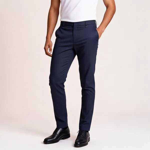 Navy_Barbie_Fabric_Slim_Fit_Trousers_For_Men
